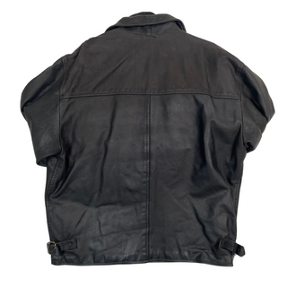 Y2K Leather Jacket XL