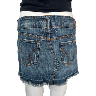 Y2K Denim Mini Skirt W34'