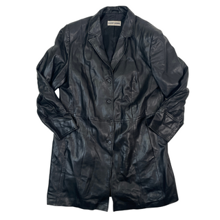 Y2K Leather Jacket L