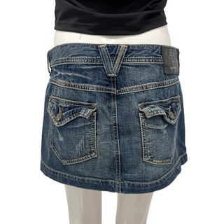 Y2K Denim Mini Skirt W32'
