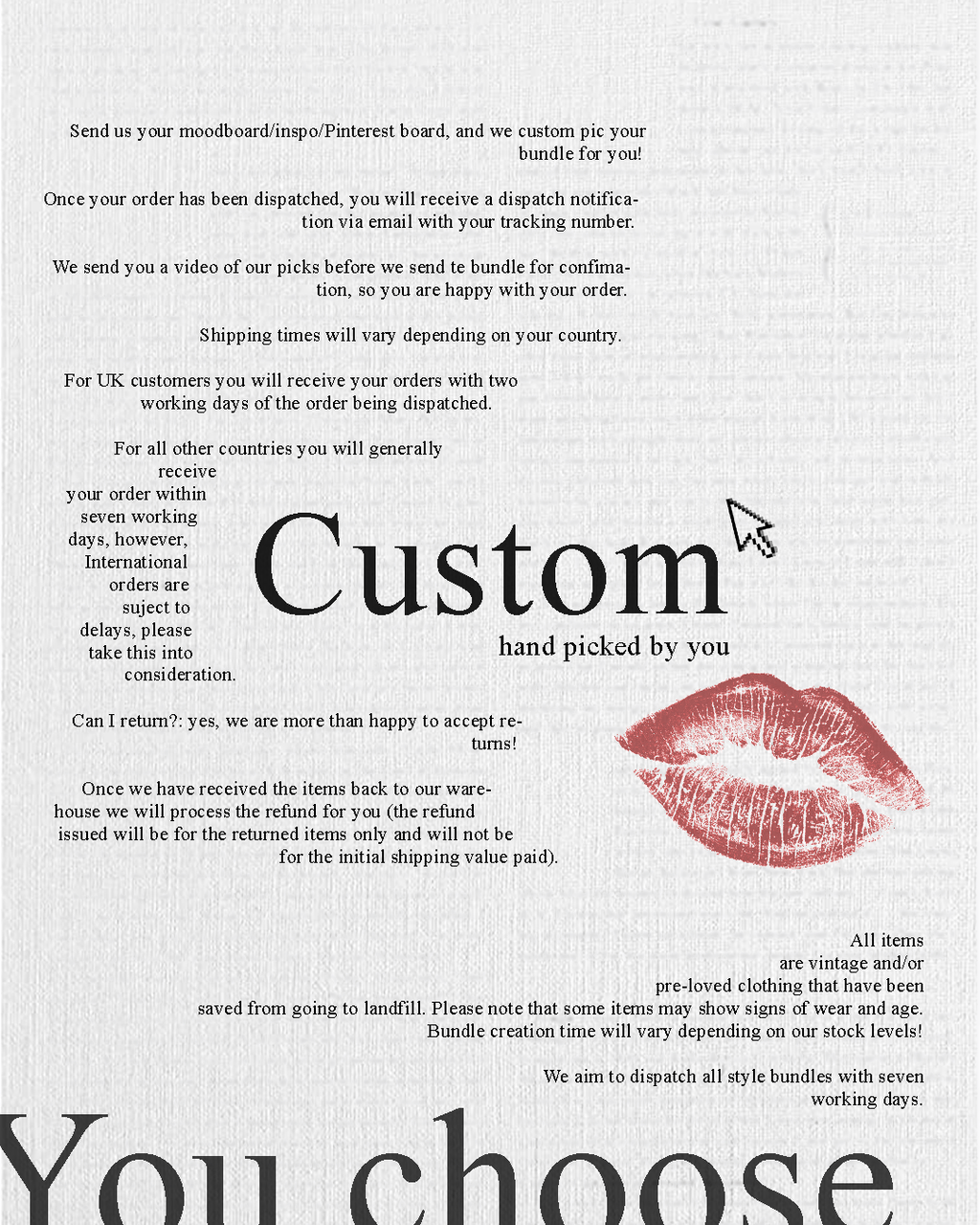 Custom Style Bundle – Y2K Wholesale